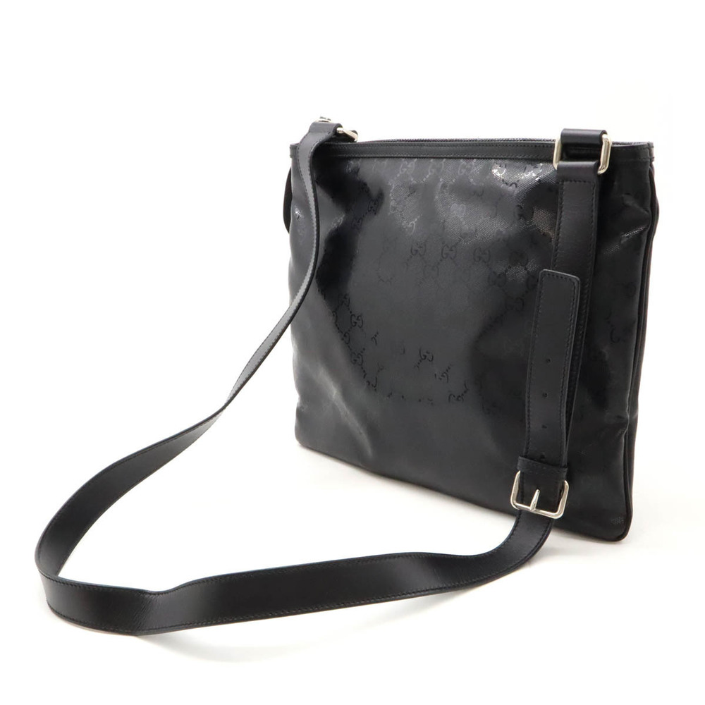 Gucci Crossbody Collaboration Implime Fiat GG Leather Bag Black - Picture 1 of 9